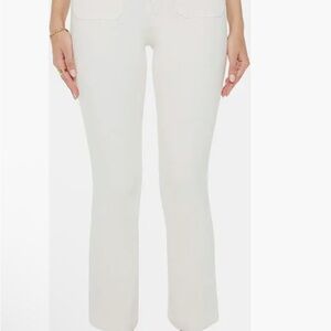MOTHER Cream Patch Pocket Pants